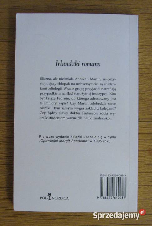 Margit Sandemo Irlandzki romans sprzedam