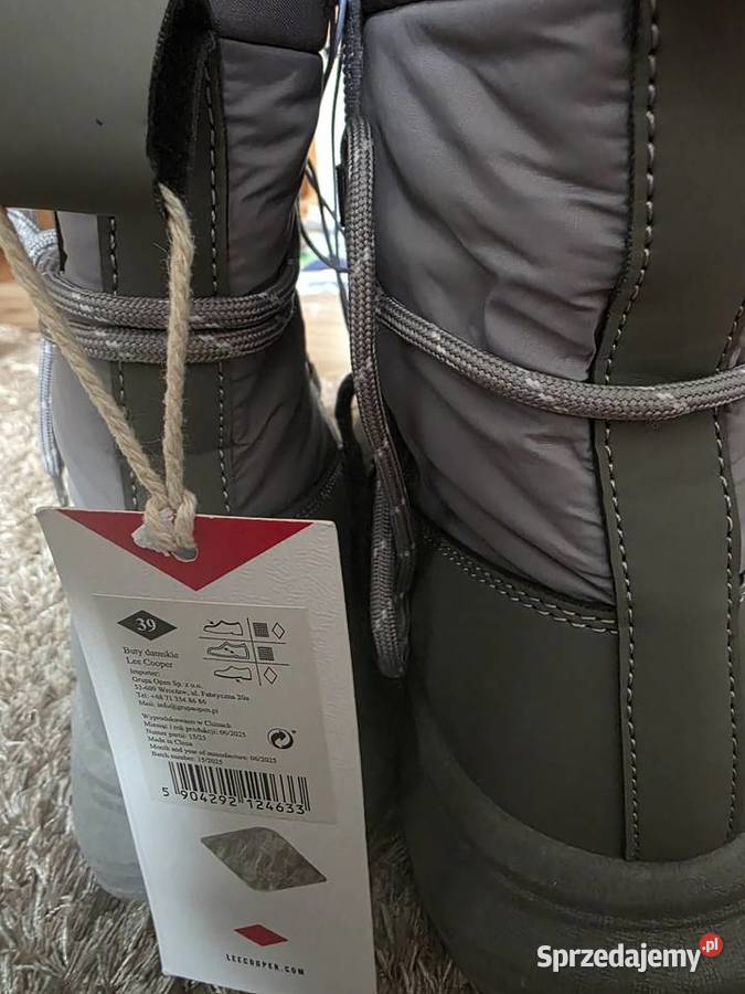 Oryginalne Buty damskie szare Lee Cooper rozmiar inna Półbuty Białystok sprzedam