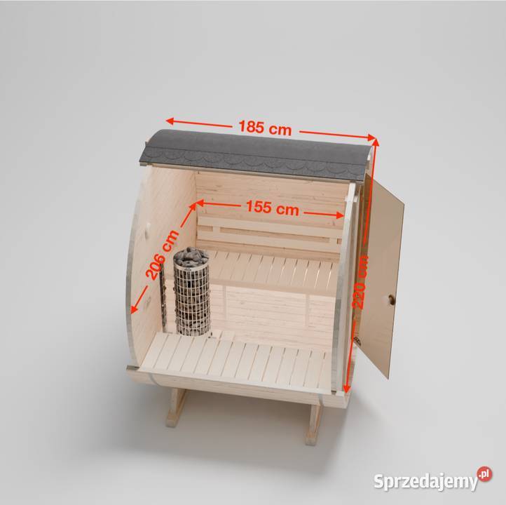 Sauna ogrodowa BECZKA 18 m Sauny