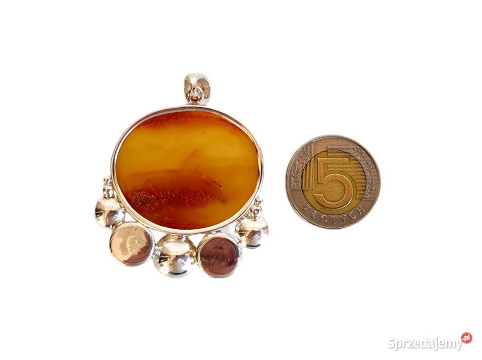 7394 Pejzażowy Bursztyn z Kredą w Srebrze Kędzierzyn-Koźle sprzedam