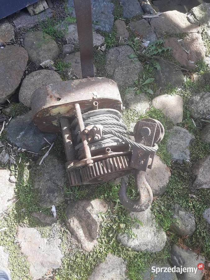 Wyciągarka Wyciągarka reczna linowa wojskowa Sprzęt warsztatowy warmińsko-mazurskie