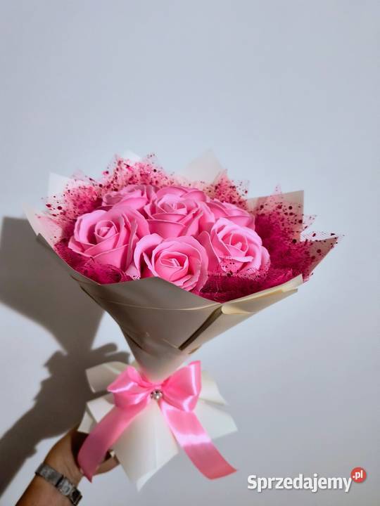 Bukiet z róż mydlanych sprzedam