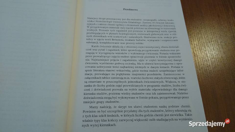 Ćwiczenia laboratoryjne z chemii ogólnej chemia, biochemia Książki naukowe i popularnonaukowe Gdańsk sprzedam