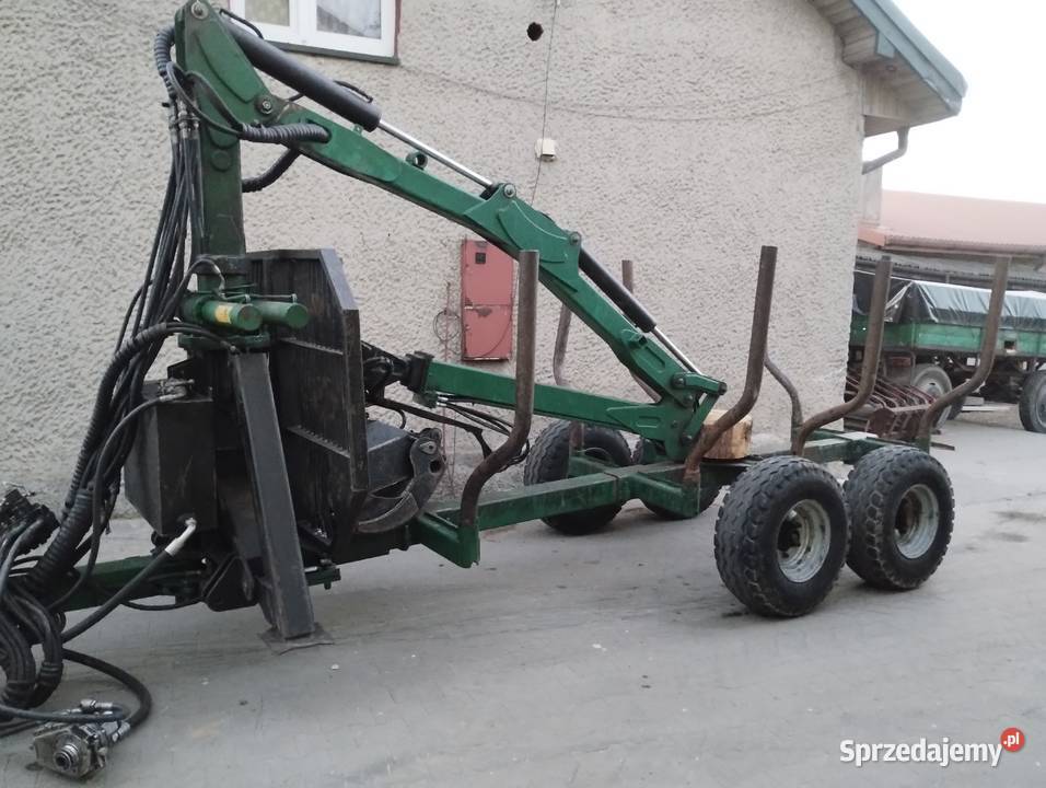 Przyczepa leśna 8 ton Piaszczyce
