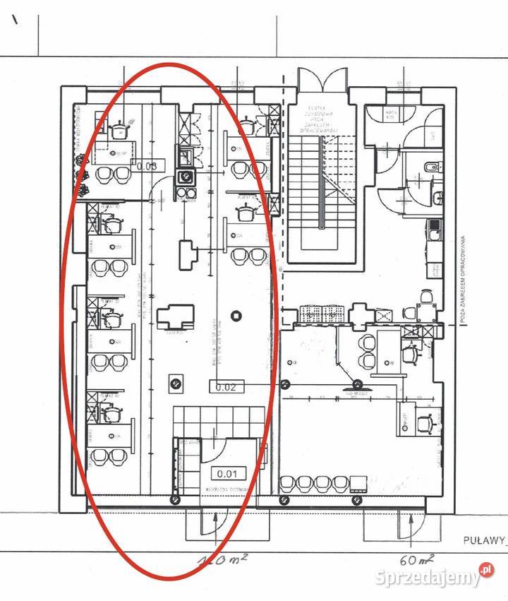 Wynajmę lokal 120180 m2 w centrum Puław Puławy