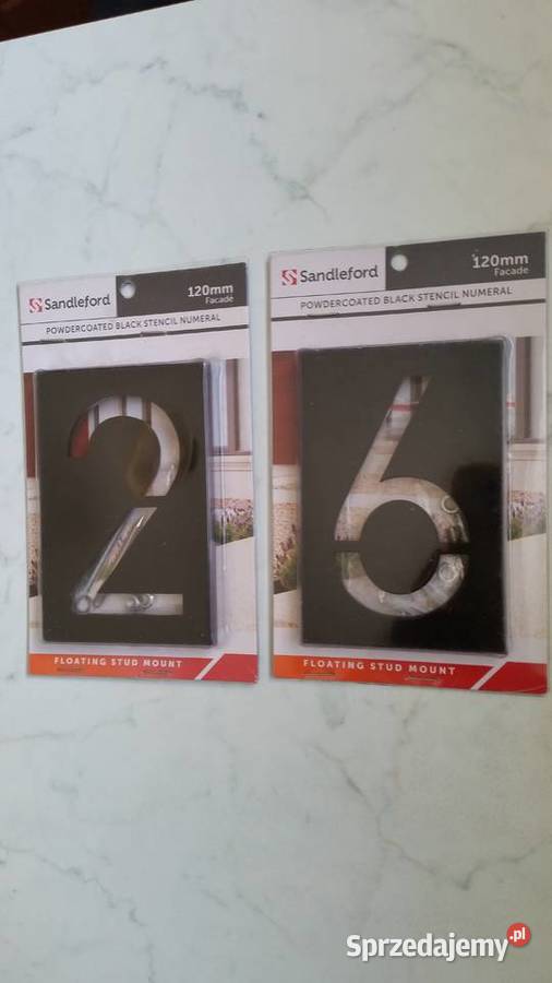 Metalowe numery 26 na dom Puławy sprzedam