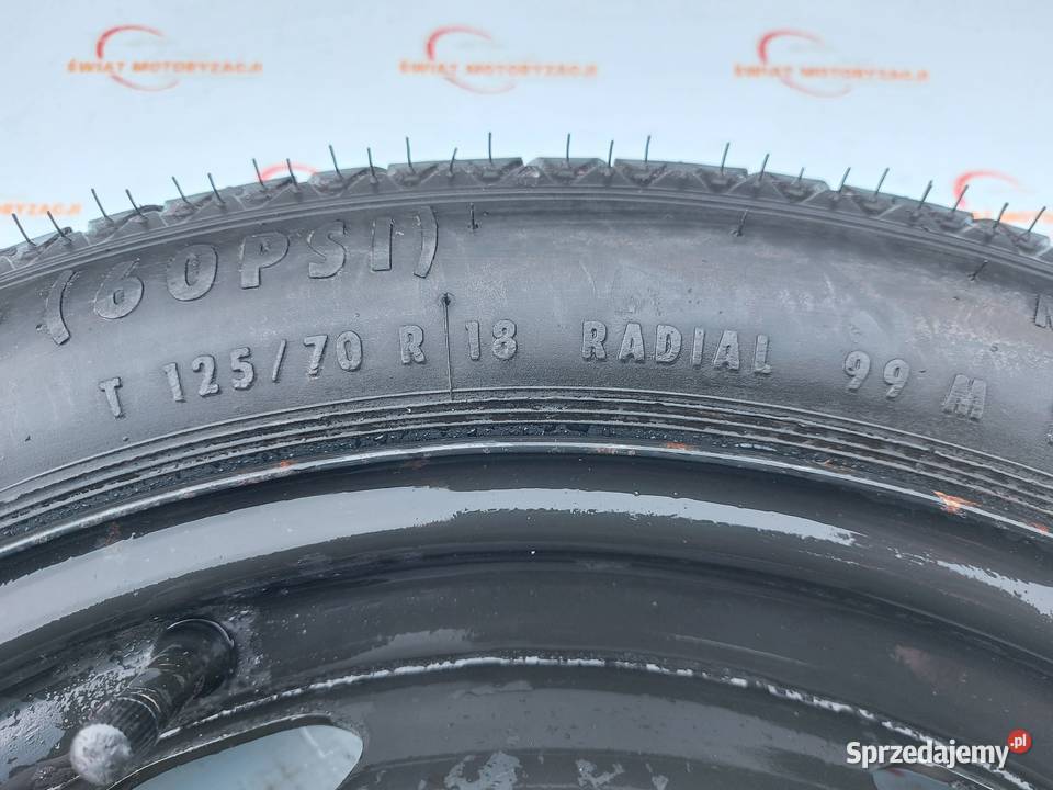 AUDI A3 8P GOLF V VI koło dojazdowe 1257018 99M