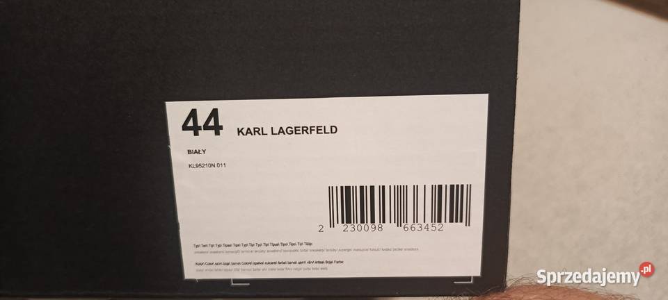 Meskie buty Karl Lagerfeld KL95210 trampki Ząbkowice Śląskie