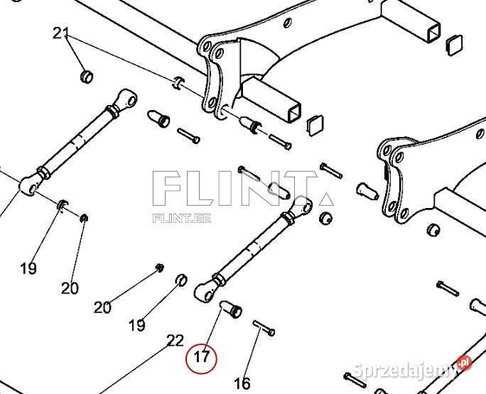 Vaderstad sworzeń tuleja 490414 30x80 Do maszyn uprawowych Dzierżoniów