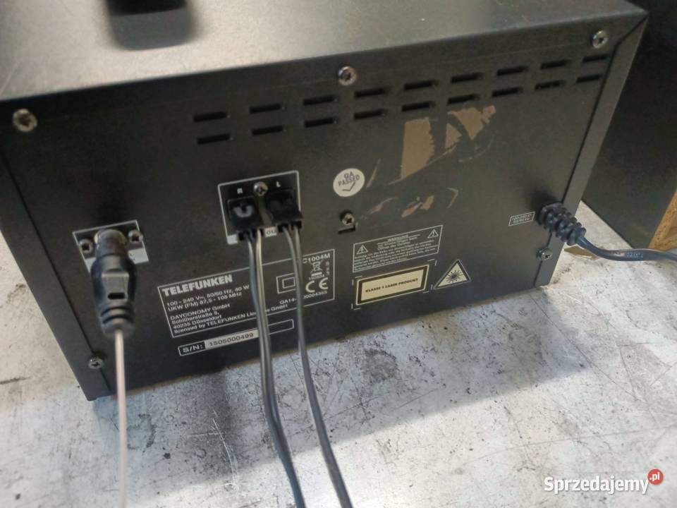 Wieża audio z Bluetooth TELEFUNKEN pilot Lubin
