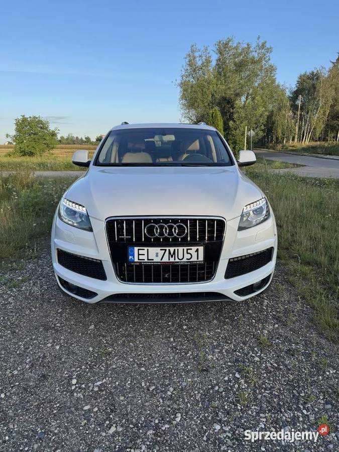 Audi Q7 30 TFSI 333 2015 r Wersja PRESTIGE SLine 3000cm3 Piotrków Trybunalski