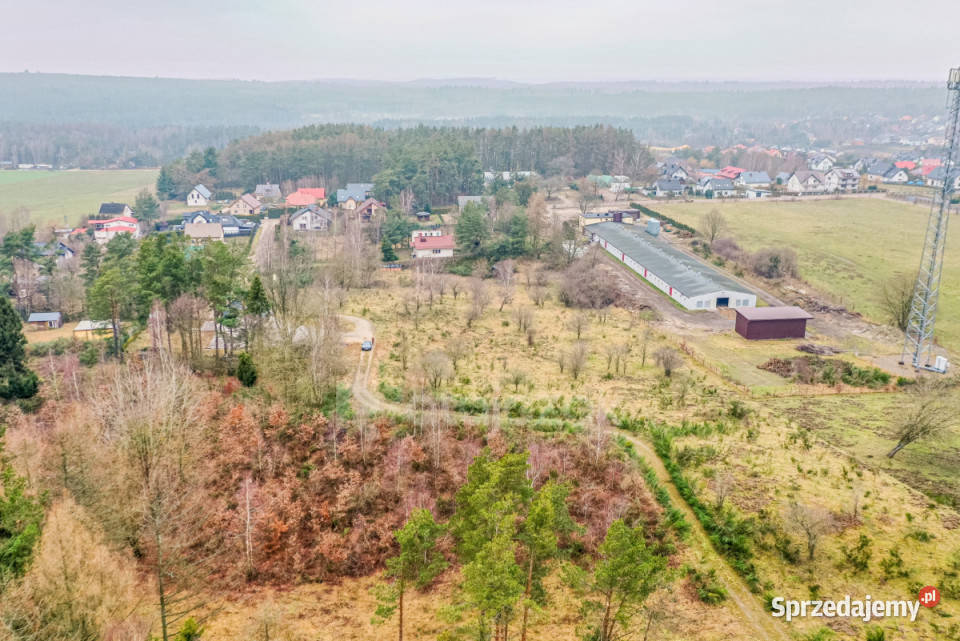 Grunt 2055m2 Zbychowo Żwirowa 30m