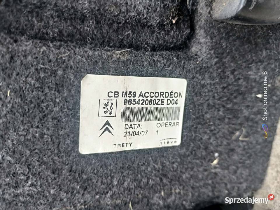 Roleta bagażnika Citroen Berlingo 2007r Puławy sprzedam