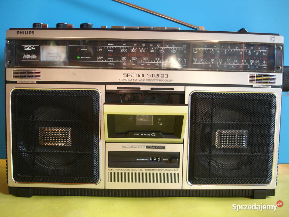 Radiomagnetofon PHILIPS 584 Zielona Góra