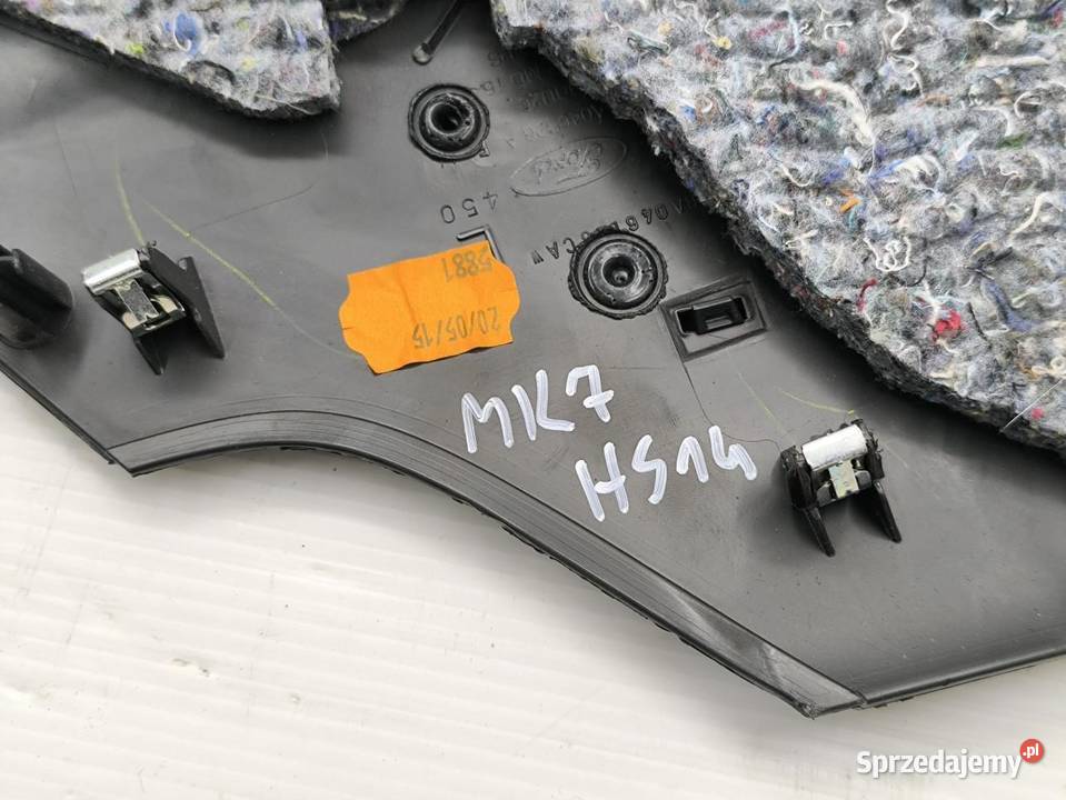 OSŁONA ZAŚLEPKA TUNELU FORD FIESTA MK7 LIFT 10 Osłony i zaślepki