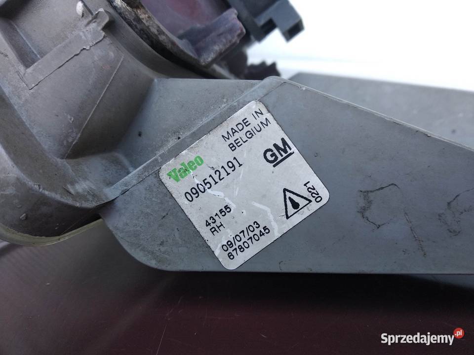 Opel Astra F halogen prawy lampa przeciwmgielna