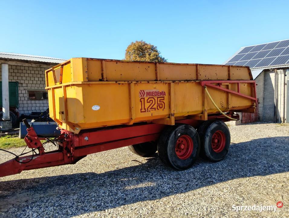Przyczepa skorupowa 125 tony MIEDEMA mazowieckie sprzedam