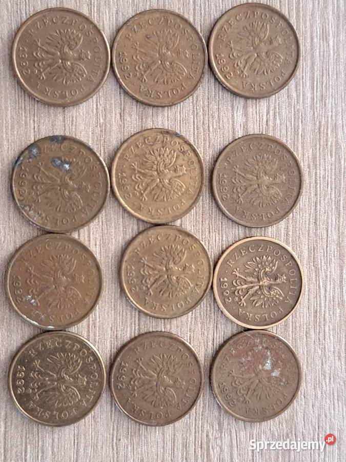 Stare monety obiegowe 1 1991 50gr 1990 5gr 1990 Numizmatyka Radom