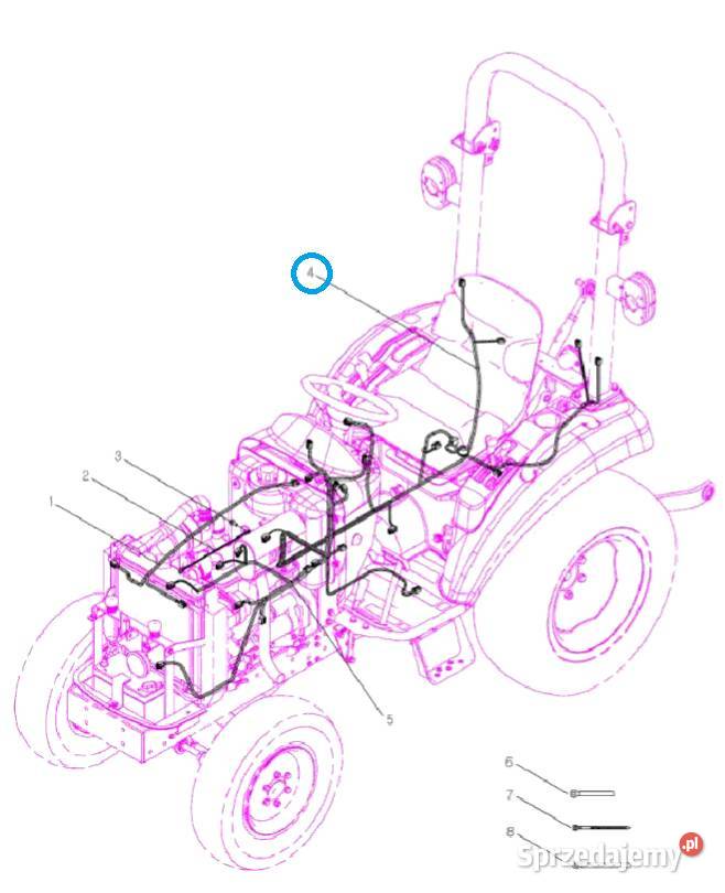 Wiązka okablowania główna TRG730 LS Tractor podkarpackie Tajęcina