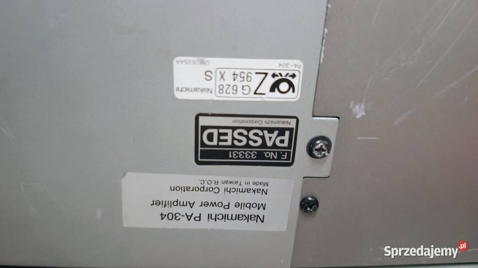 Sanyo Calrion Nakamichi Wzmaczniacz Retro Zapco Sochaczew