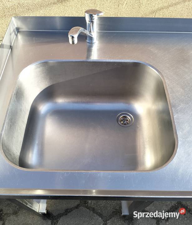 Zlew gastronomiczny z miejscem na zmywarkę wielkopolskie Słupia Kapitulna