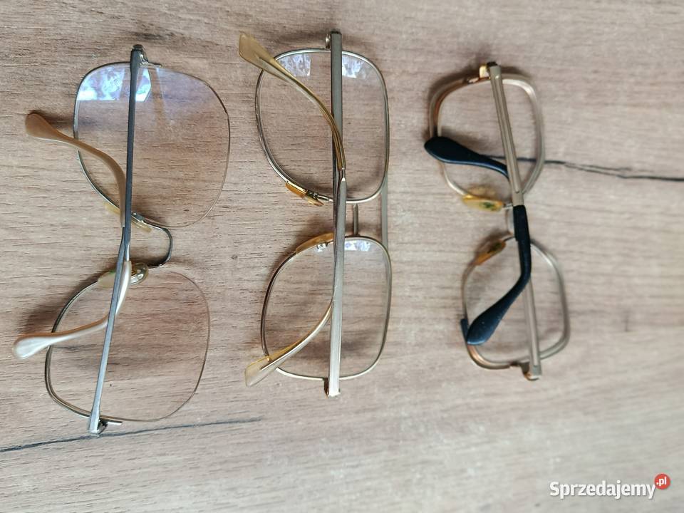 Okulary trzy różne okulary oprawki w kolorze Choszczno sprzedam