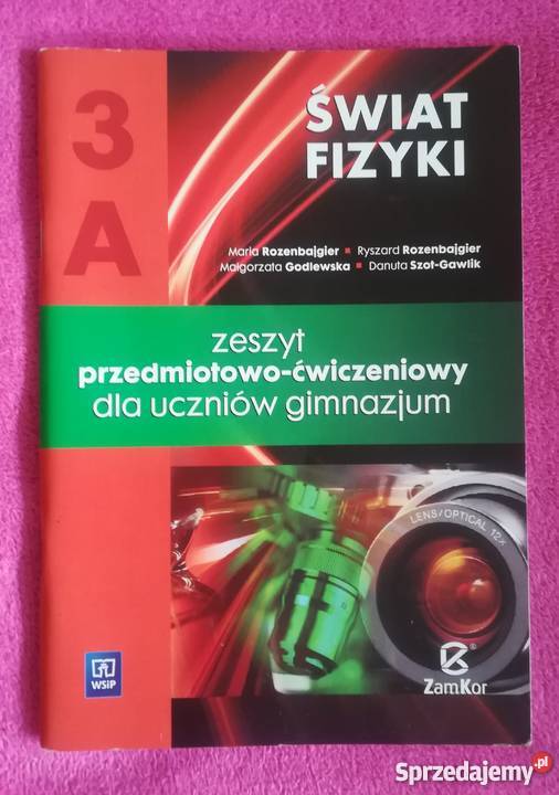 Świat fizyki 3A ćwiczenia gimnazjum WSiP