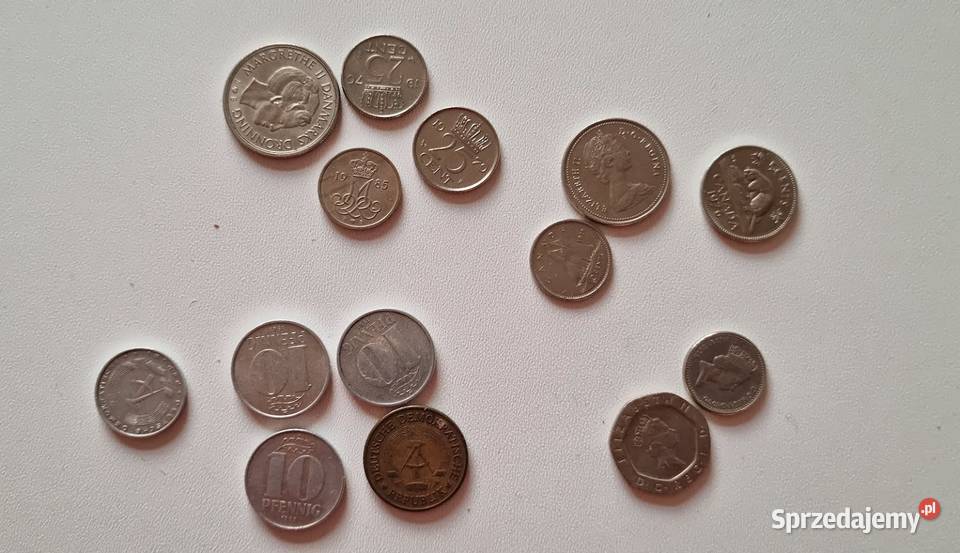 Monety różne zagraniczne Numizmatyka Zielona Góra