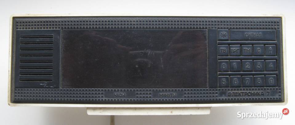 Zegarek elektroniczny budzik CCCP Elektronika Dąbrowa Górnicza