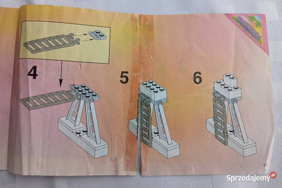 6489 LEGO Zestaw Kompletny Instrukcja Uroki Klocki
