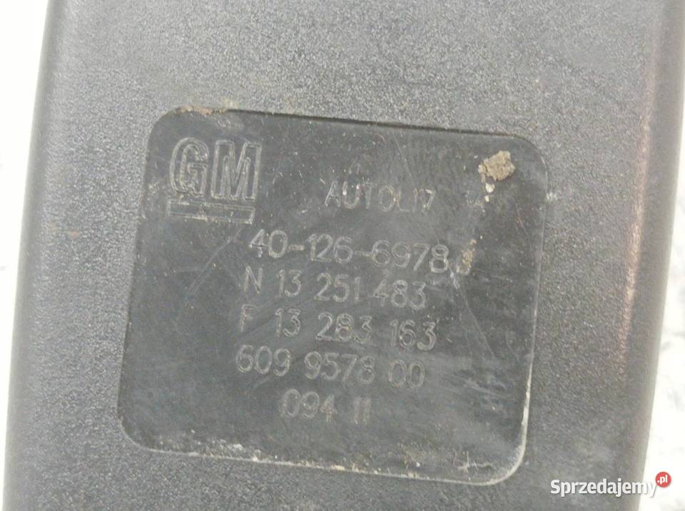 ZAPINKA PASA BEZPIECZEŃSTWA TYŁ KANAPY KOMPLET