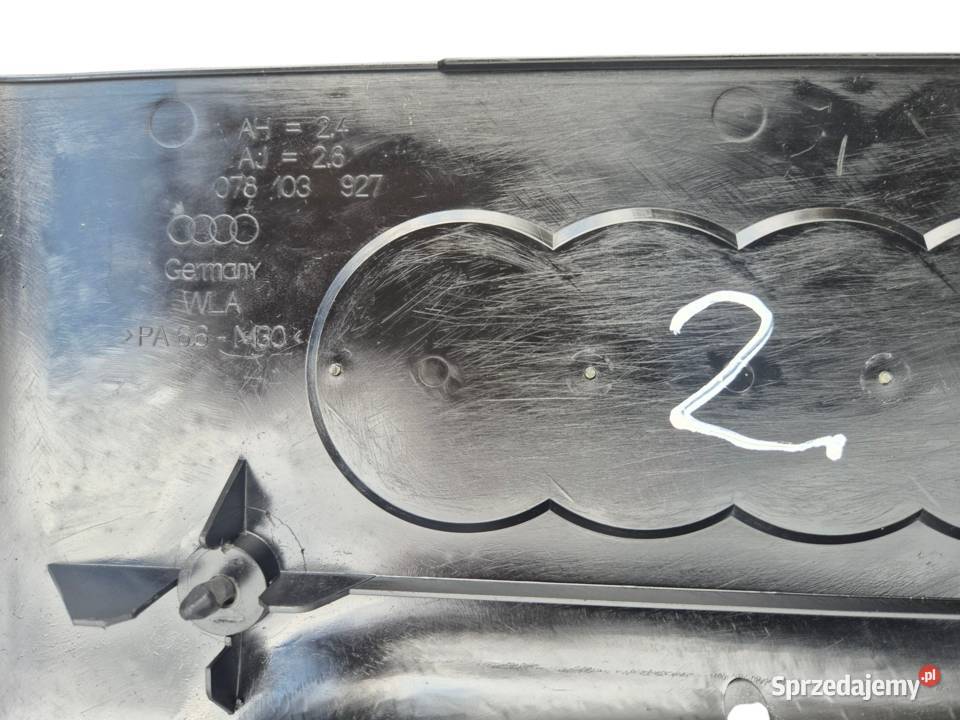OSŁONA SILNIKA GÓRNA AUDI A4 B6 AUDI A6 C5 24 V6 Działoszyce