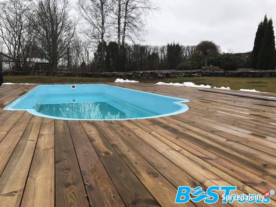 Basen ogrodowy CASABLANCA 64x32x155 UKŁAD Ogród Szydłowiec