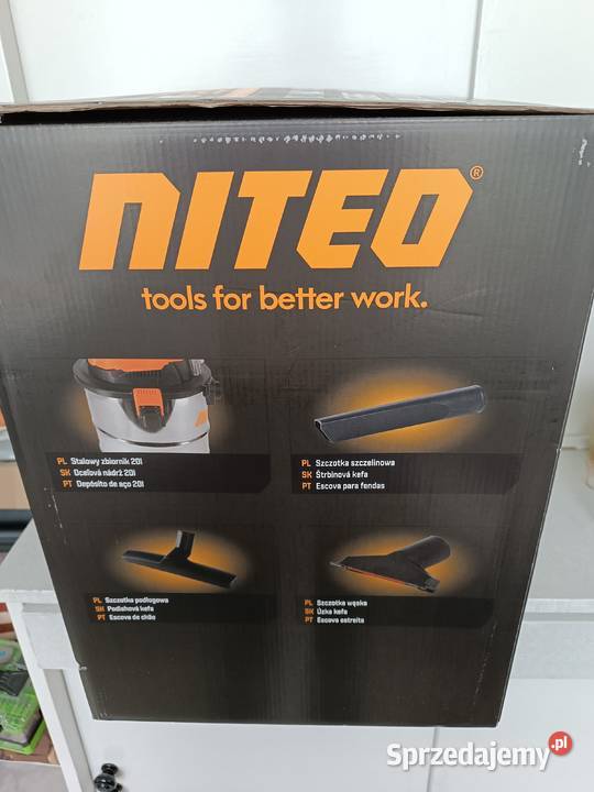 Odkurzacz akumulatorowy 20 V Niteo 150W 20L Odkurzacze przemysłowe Kędzierzyn-Koźle