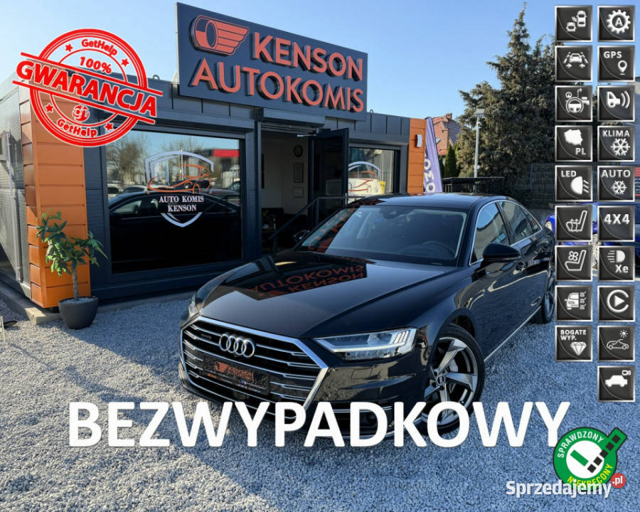 Audi A8 Bezwypadkowy Kamery 360 Podgrzewane elektrycznie ustawiane fotele