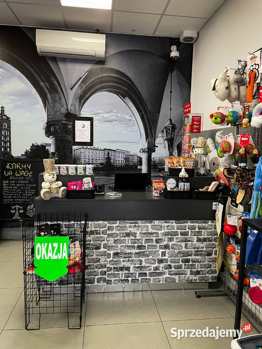 Odstąpię wyjątkowy stacjonarny sklep zoologiczny Kraków sprzedam