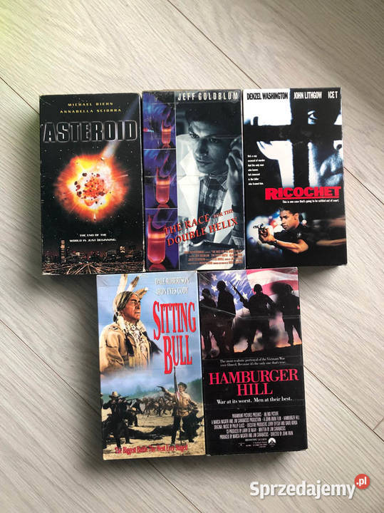 Oryginalne kasety VHS z wypożyczalni Kielce
