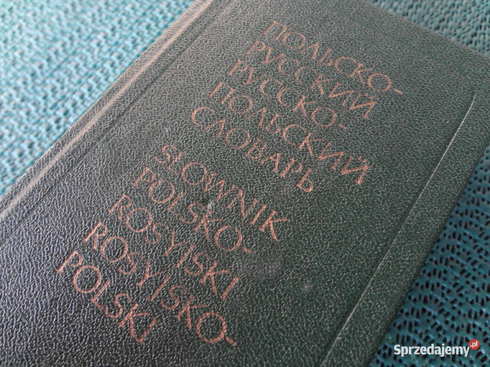 Mały Słownik PolskoRosyjski RosyjskoPolski dolnośląskie Wrocław