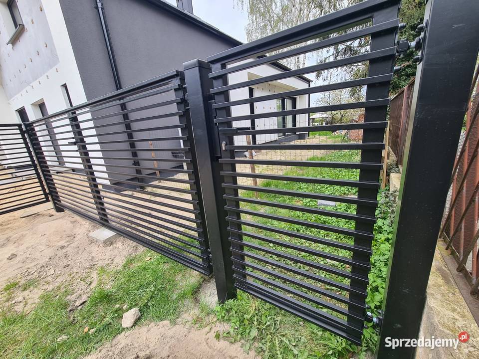 Brama skrzydłowa 400x150 GOLD 28 ogrodzenie wielkopolskie Ostrów Wielkopolski sprzedam