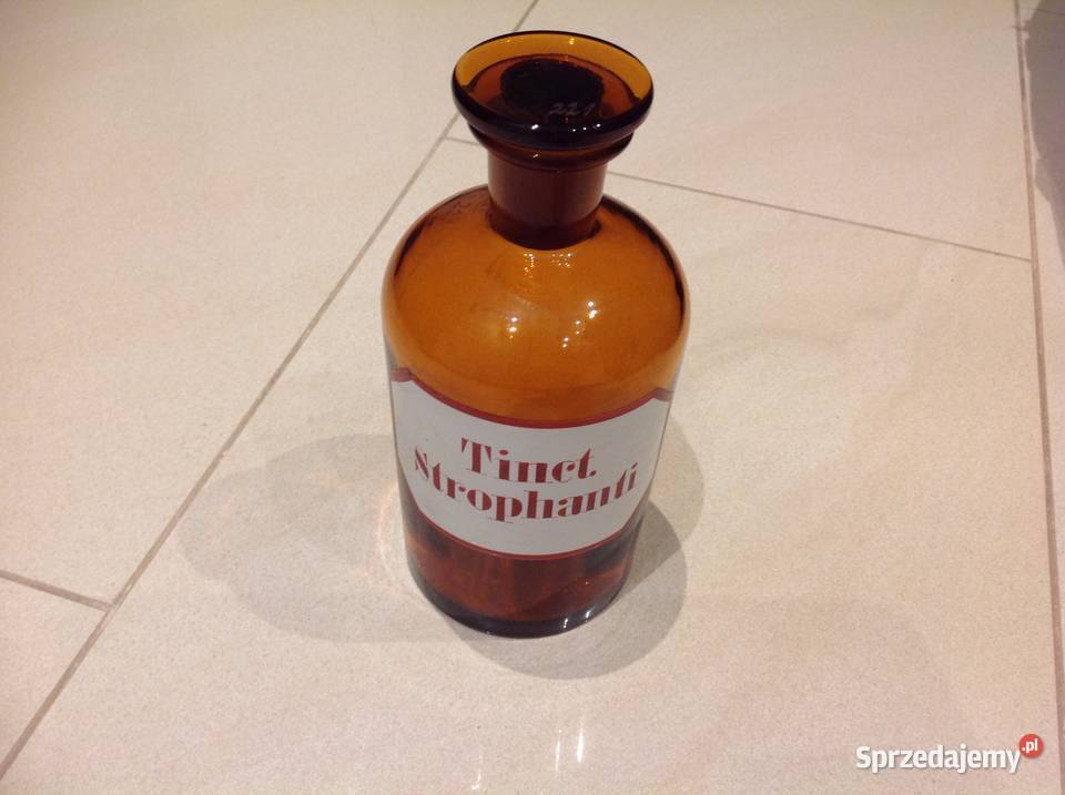 Butelka Szklana Apteczna Stara Sygnowana Rwaniec lubuskie Nowa Sól