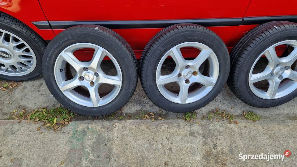 koła felgi 15 4x100 opony 18560r15 michelin Samochodowe Kępno