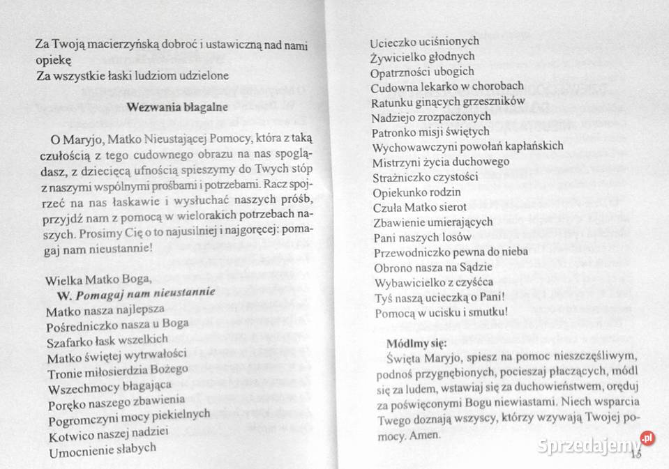 Modlitwy i pieśni misyjnomaryjne Janusz Rok wydania 2001 Chełm