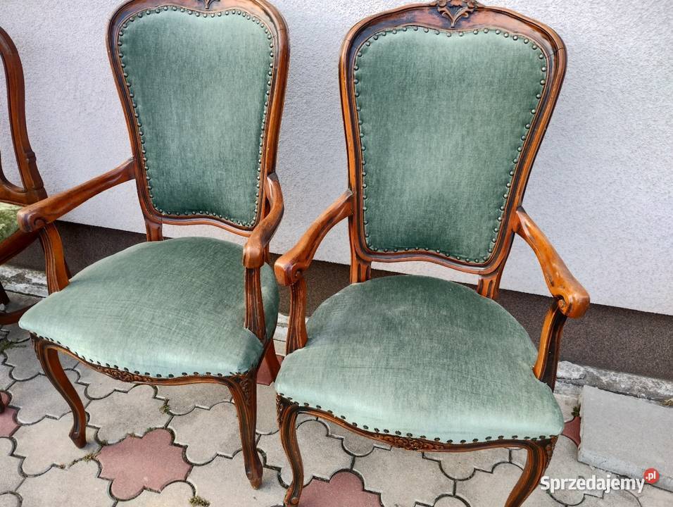 Dwa fotele stylowe 55cm warmińsko-mazurskie