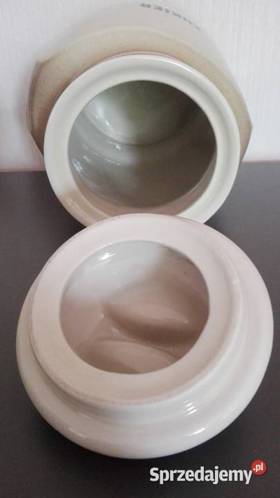Pojemnik kuchenny porcelit Mirostowice Akcesoria kuchenne podlaskie Warpechy Stare