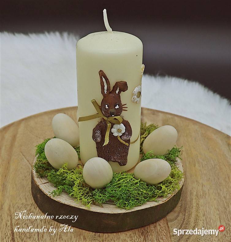 Stroiki Wielkanoc ozdoby prezent ikebana drewno Kutno sprzedam