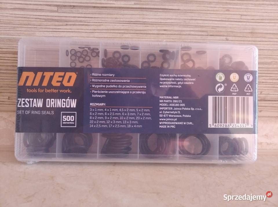 NAJTANIEJ Zestaw Podkładek Śrubek Nakrętek Oring Zabrze