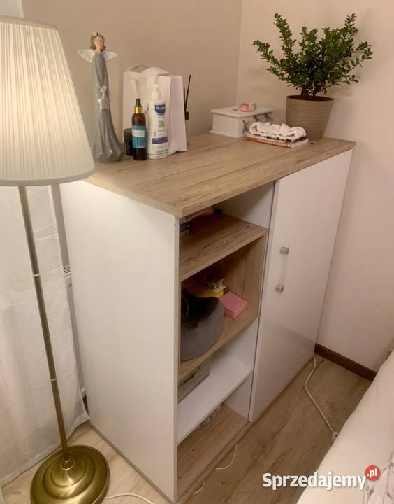 Komoda Agata Meble Biało Drewniana Warszawa sprzedam