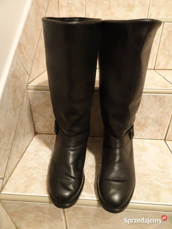 Czarne botki rozmiar 41 Warszawa sprzedam