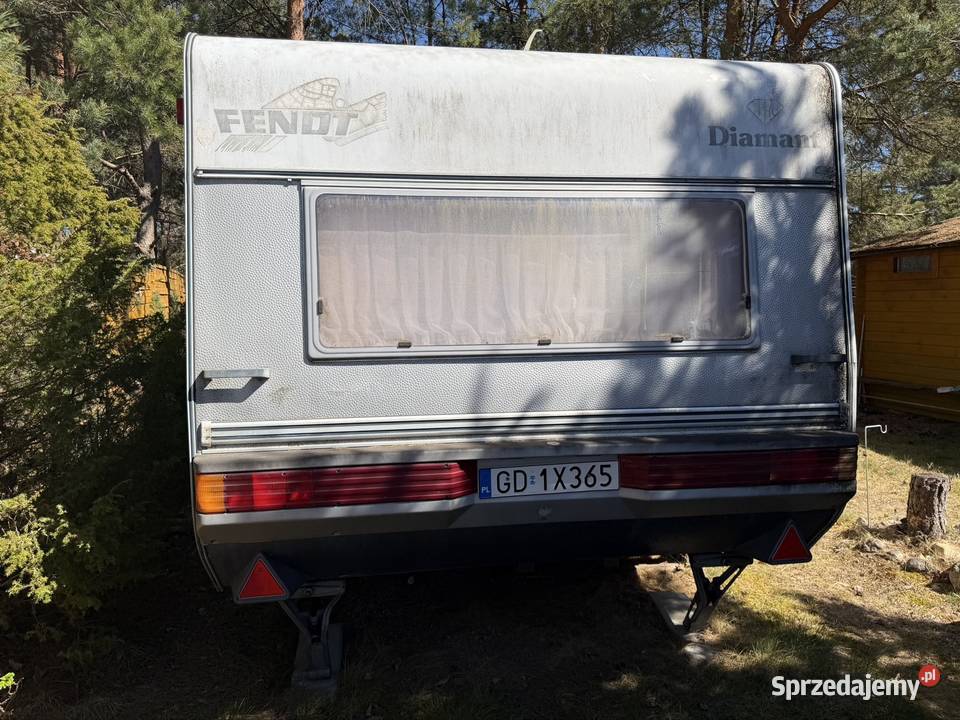 FENDT DIAMANT Duża Dwuosiowa Przyczepa Wdzydze Tucholskie sprzedam