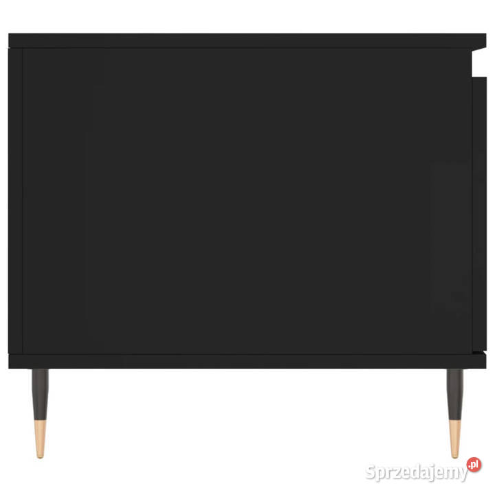Stolik kawowy czarny 100x50x45 materiał Warszawa